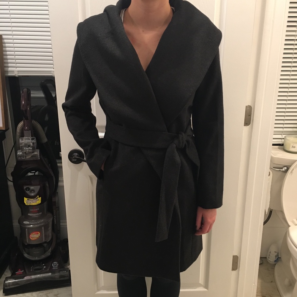Ann Taylor Charcoal Coat